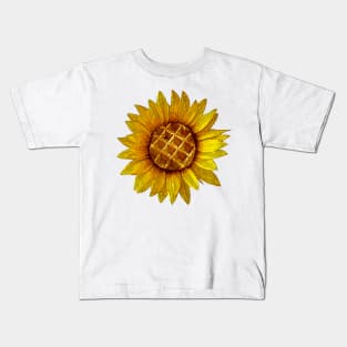 Girasol gofre Kids T-Shirt